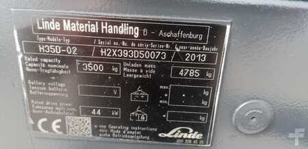 Diesel gaffeltruck 2013  Linde H35D-02 (9)