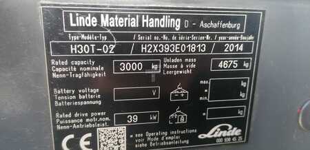 Empilhador a gás 2014  Linde H30T-02 (8)