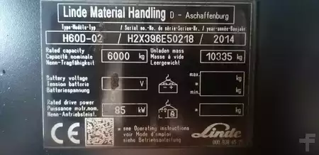 Dieselový VZV 2014  Linde H60D-02 (6)
