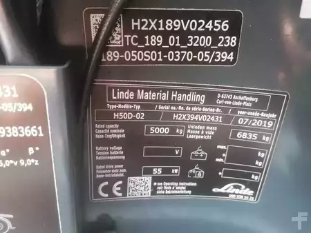 Dieselový VZV 2019  Linde H50D-02 (8)