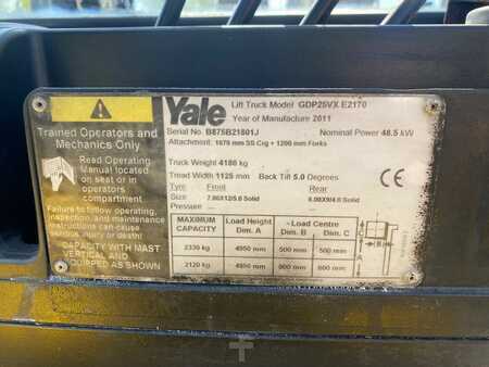 Diesel truck 2011  Yale GDP25VX (9)