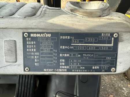 Dieselstapler 2015  Komatsu FD15T-21 (12)