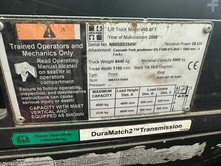 Dieselový VZV 2008  Hyster H5.0FT (8)