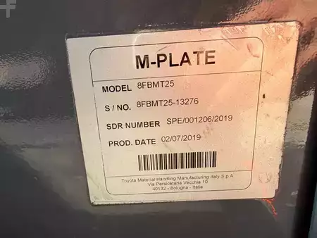 Electric - 4 wheels 2019  Toyota 8FBMT25 (13)