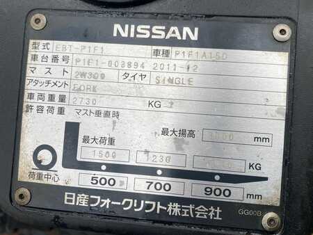 Treibgasstapler 2011  Nissan EBT-P1F1 (14)