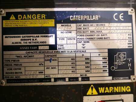 Chariot 4 roues électrique 2006  CAT Lift Trucks EC25N (9)