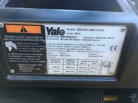 3-wiel elektrische heftrucks 2016  Yale ERP16VT SWB (6)