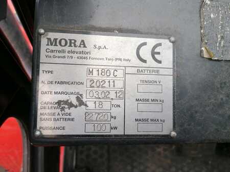 4-wiel elektrische heftrucks 2012  Mora M180C (11)