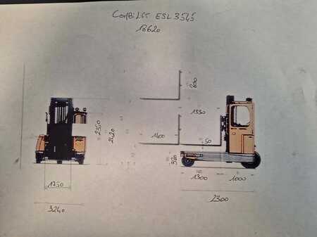 Carretilla de carga lateral 2013  Combilift ESL3545 (26)