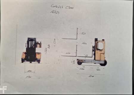 Chariot latéral 2014  Combilift C3000 (24)