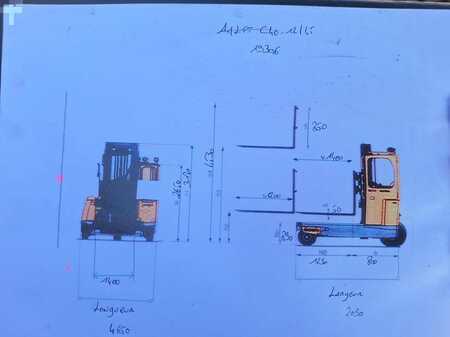 Boční vysokozdvižný vozík 2018  AMLIFT C40-12/45 (15)