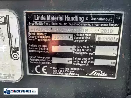 Wózki widłowe diesel 2010  Linde H160 (9)