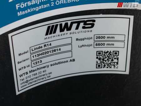 Schubmaststapler 1997  Linde R 14 | 1,4-tons skjutstativtruck (5)