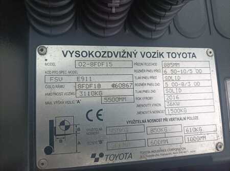 Wózki widłowe diesel 2016  Toyota 02-8FDF15 (8)