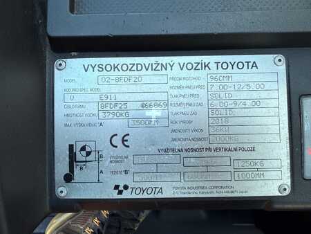 Chariots élévateurs diesel 2018  Toyota 02-8FDF20 (8)