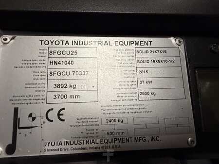 Gas gaffeltruck 2015  Toyota 8FGCU25 (8)