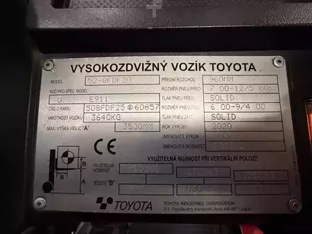 Dízel targoncák 2020  Toyota 52-8FDF20 (12)