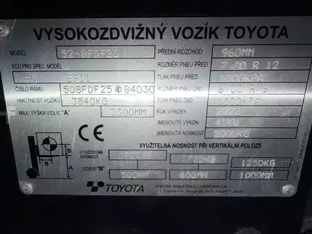 Dízel targoncák 2022  Toyota 52-8FDF20 (13)