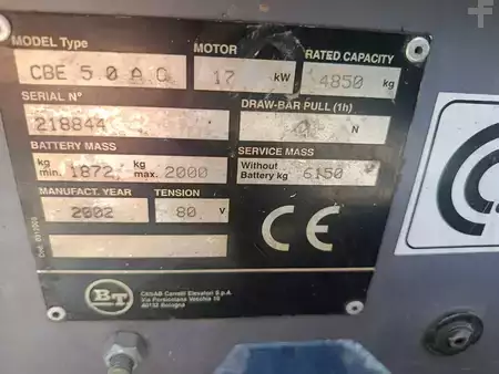 4-wiel elektrische heftrucks 2002  BT CBE 5.0 AC (11)