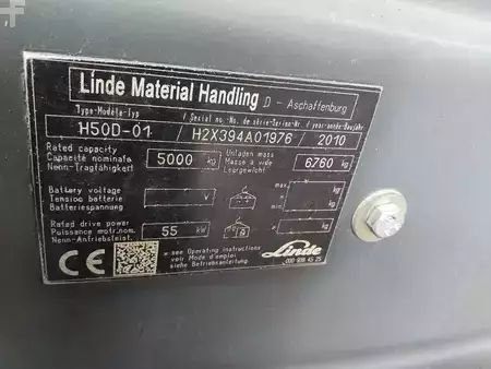 Carretilla elevadora diésel 2010  Linde h50d-01 (9)