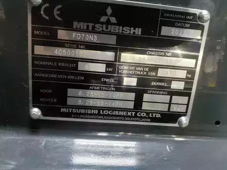 Dízel targoncák 2023  Mitsubishi FD70N3 (4)