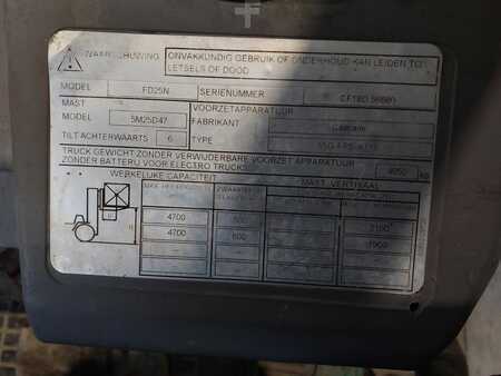 Empilhador diesel 2018  Mitsubishi FD25N (2)