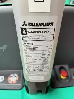 Transpalettes électriques 2022  Mitsubishi  PBP16N2 (5)