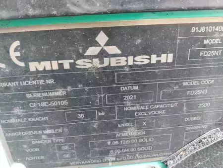 Dízel targoncák 2021  Mitsubishi FD25P3 (5)