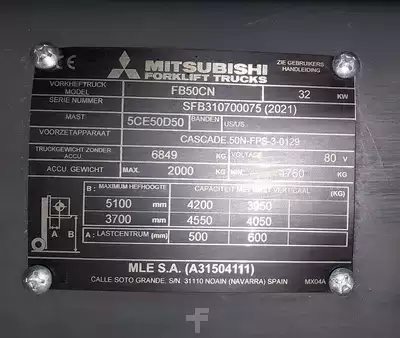 El Truck - 4-hjul 2021  Mitsubishi FB50CN (4)