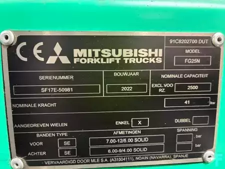 LPG heftrucks 2022  Mitsubishi FG25N (8)