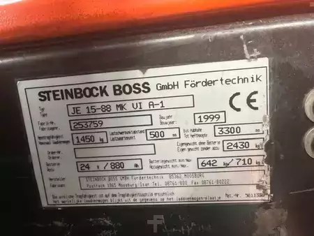 Elektro tříkolové VZV 1999  Steinbock Boss JE 15-88 (9)