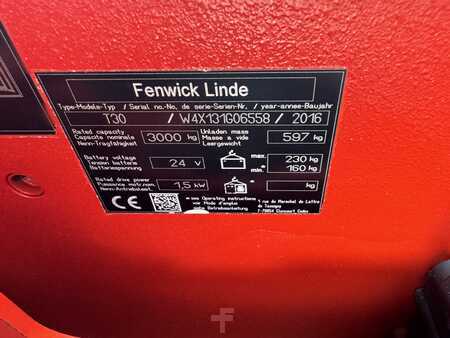 Lavtløftende truck 2016  Linde T 30 (16) 