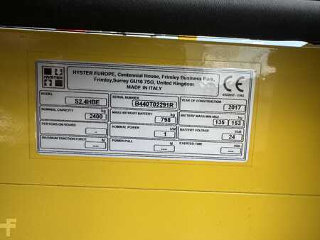 Warehouse Equipment 2017  Hyster S2.4HBE (14)