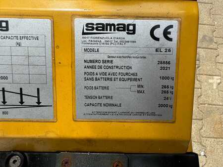 Wózek wysokiego podnoszenia 2021  Samag EL25 (13)