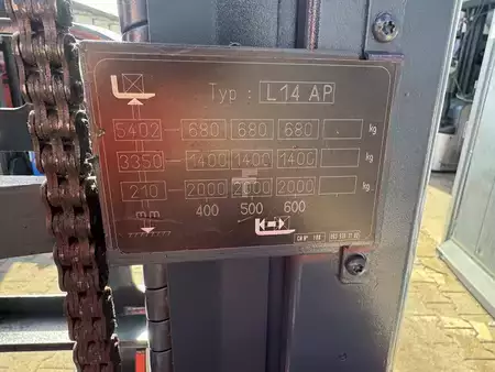 Wózek wysokiego podnoszenia 2019  Linde L14Ap (24)