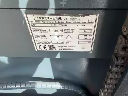 Wózek wysokiego podnoszenia 2019  Linde L12i (2)