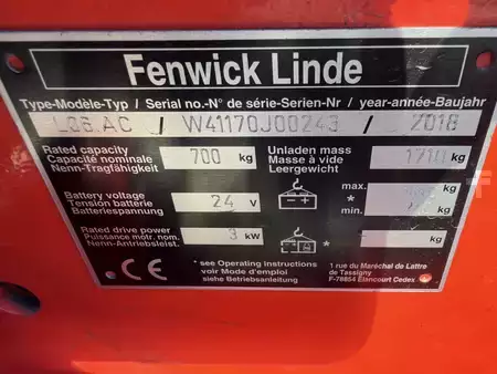 Wózek wysokiego podnoszenia  Linde L06 AC (25)