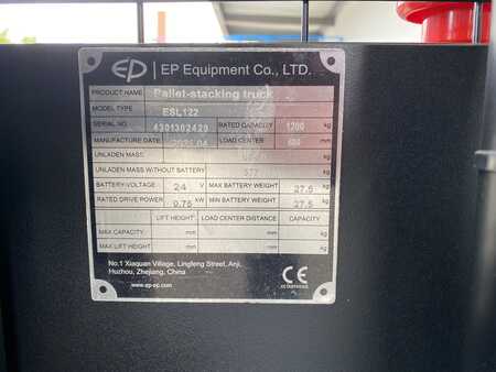 Apilador eléctrico 2021  EP Equipment ESL 122 (7)