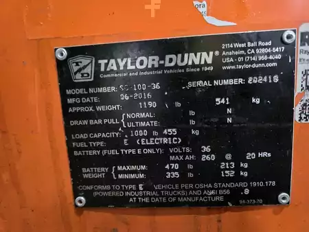 Other 2016  Taylor-Dunn SC-100-36 (12)