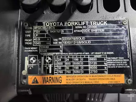 Propane Forklifts 2020  Toyota 8FGC35U-BCS (15)