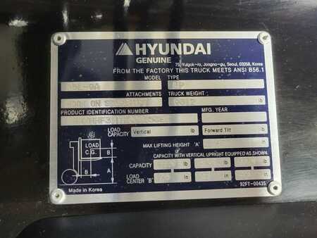Carretilla elevadora diésel 2016  Hyundai 25L-9A (17) 