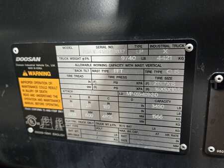 Propane Forklifts 2024  Doosan GC25S-9 (17)