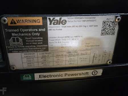 Diesel Forklifts 2019  Yale GDP080VX (14)