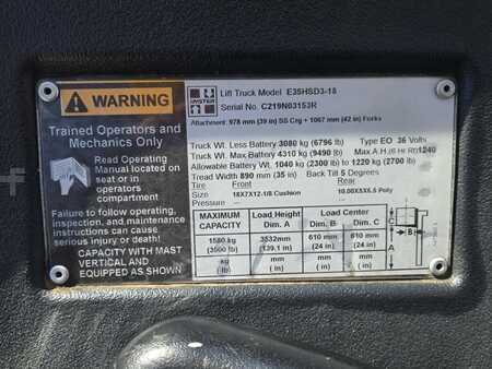 Reach Trucks 2017  Hyster E35HSD3 (12)