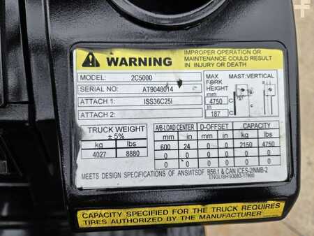 Propane Forklifts 2019  CAT Lift Trucks 2C5000 (15)