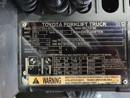 Propane Forklifts 2018  Toyota 8FGC35U-BCS (16)