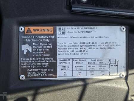 Reach Trucks 2016  Hyster N40ZR2 (14)