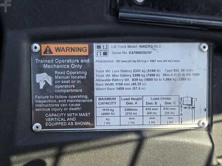 Reach Trucks 2016  Hyster N40ZR2 (14)