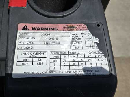 Propane Forklifts 2019  CAT Lift Trucks 2C5000 (11)
