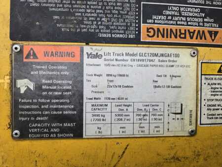 Propane Forklifts 2002  Yale GLC120MJ (15)